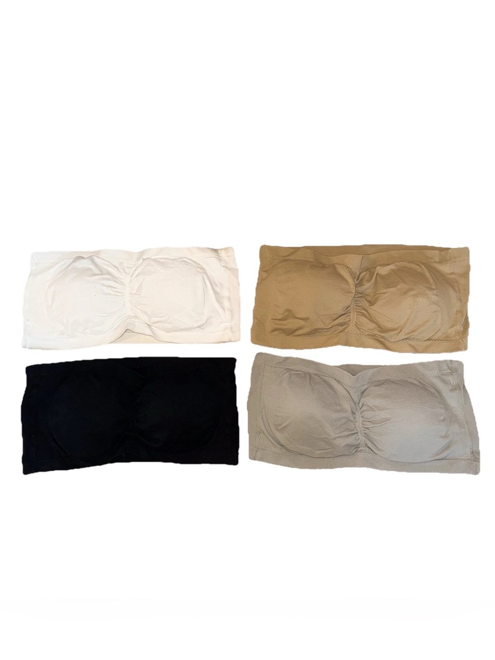 Womens Bandeau Size XL Bundle *Removable Pads* / Womens Bra size XL Bundle